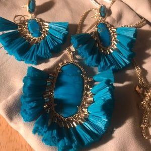 Kendra Scott Betsy necklace and Kristen earrings